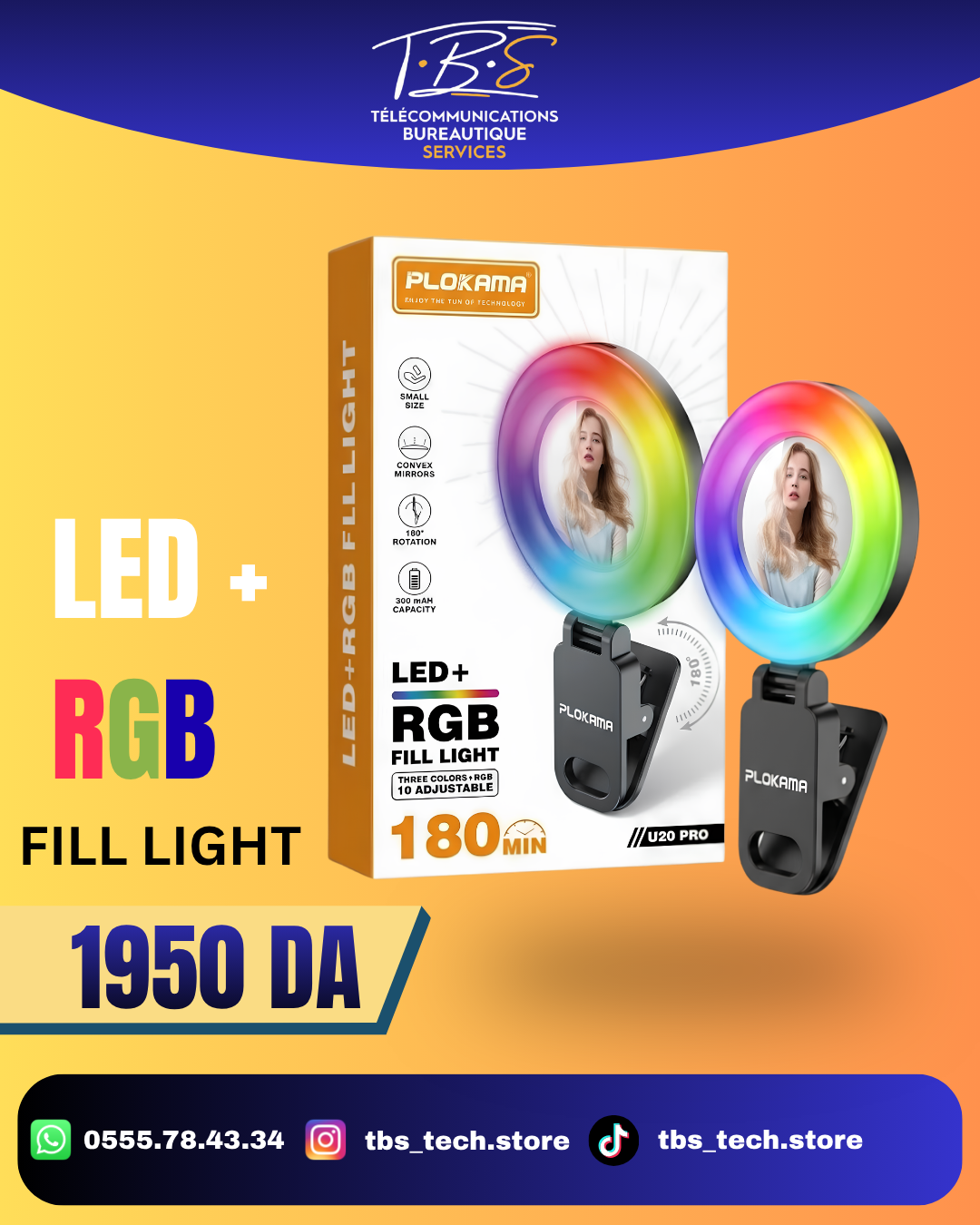 mini ring light ( fill light) RGB LED