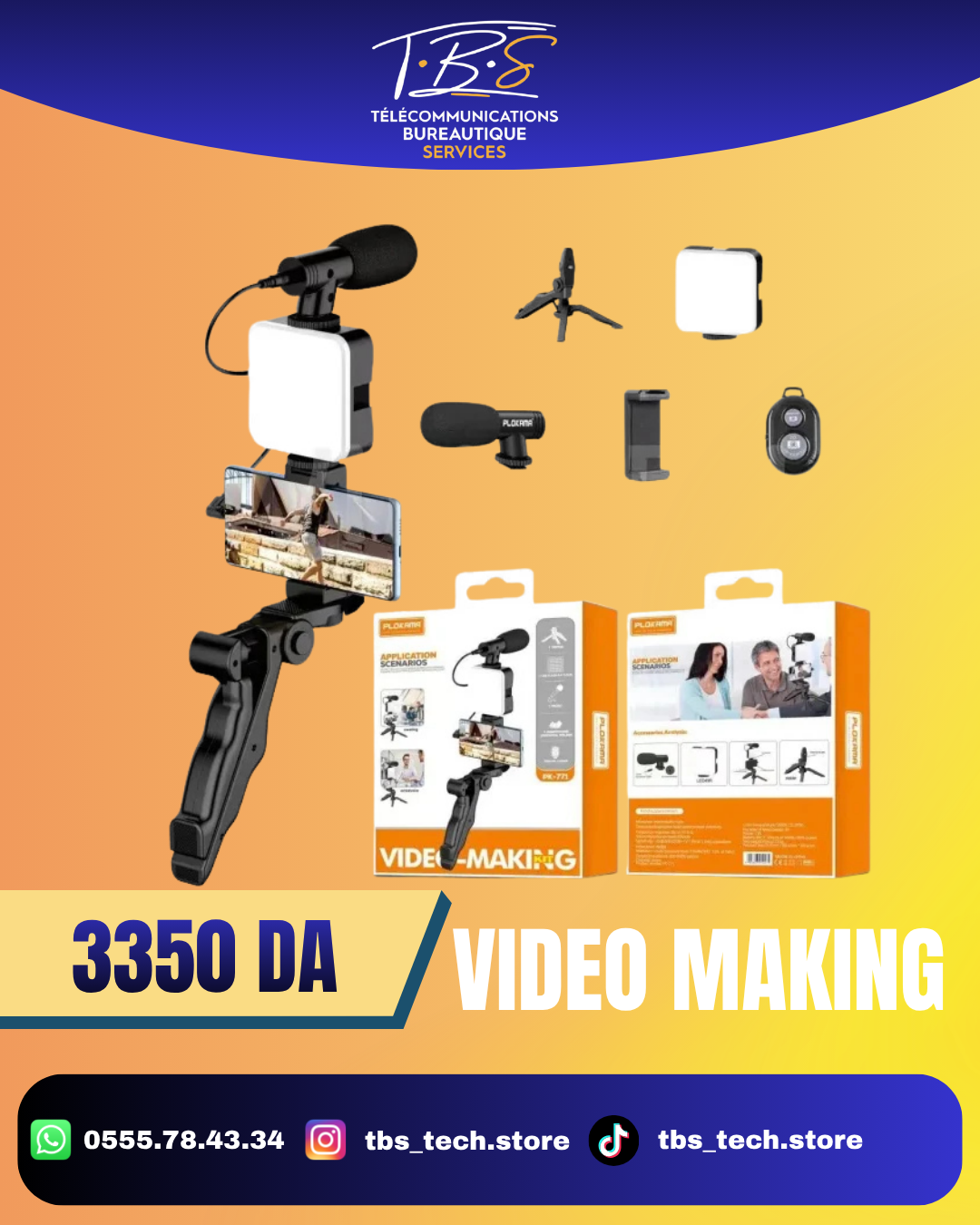 application scenarios video making 3 IN 1