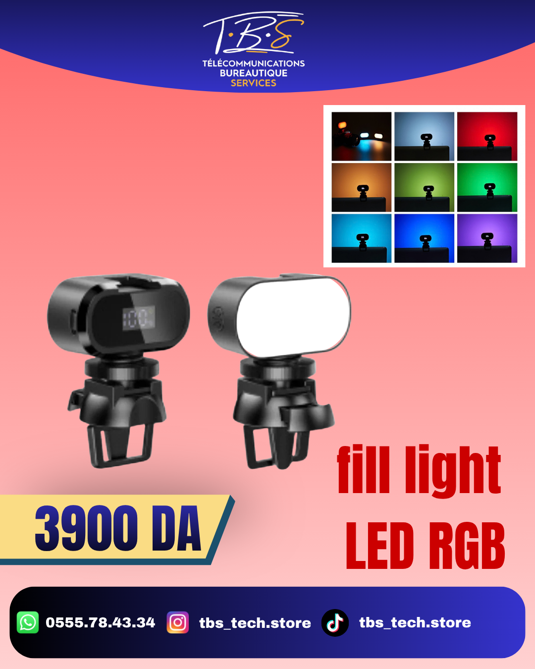 fill light RGB LED FM 16