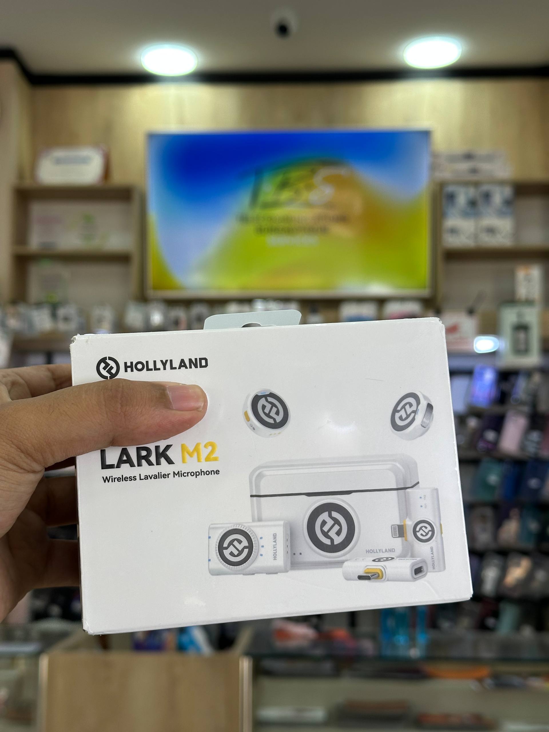 mic HOLLYLAND LARK M2 white edition