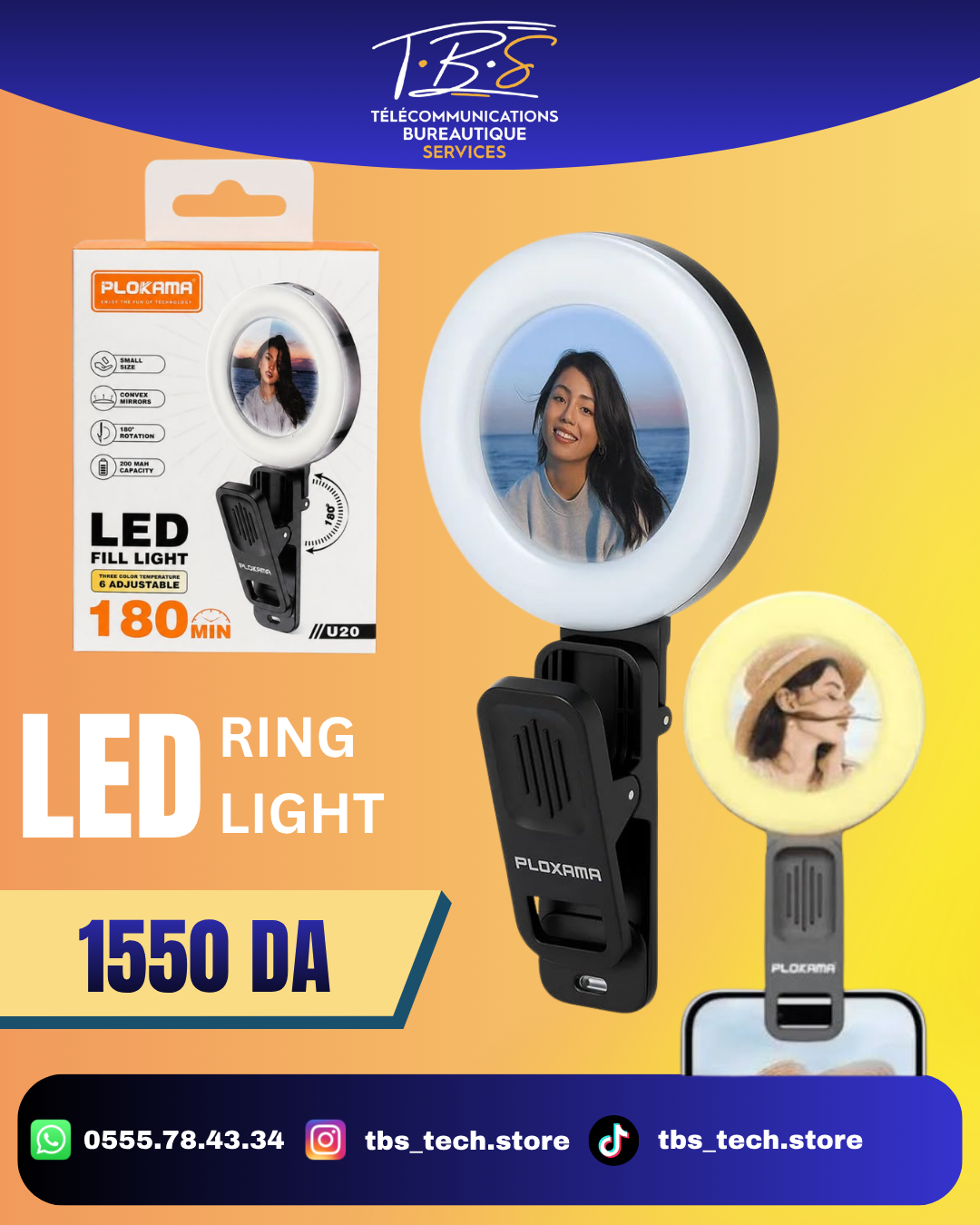 mini ring light LED