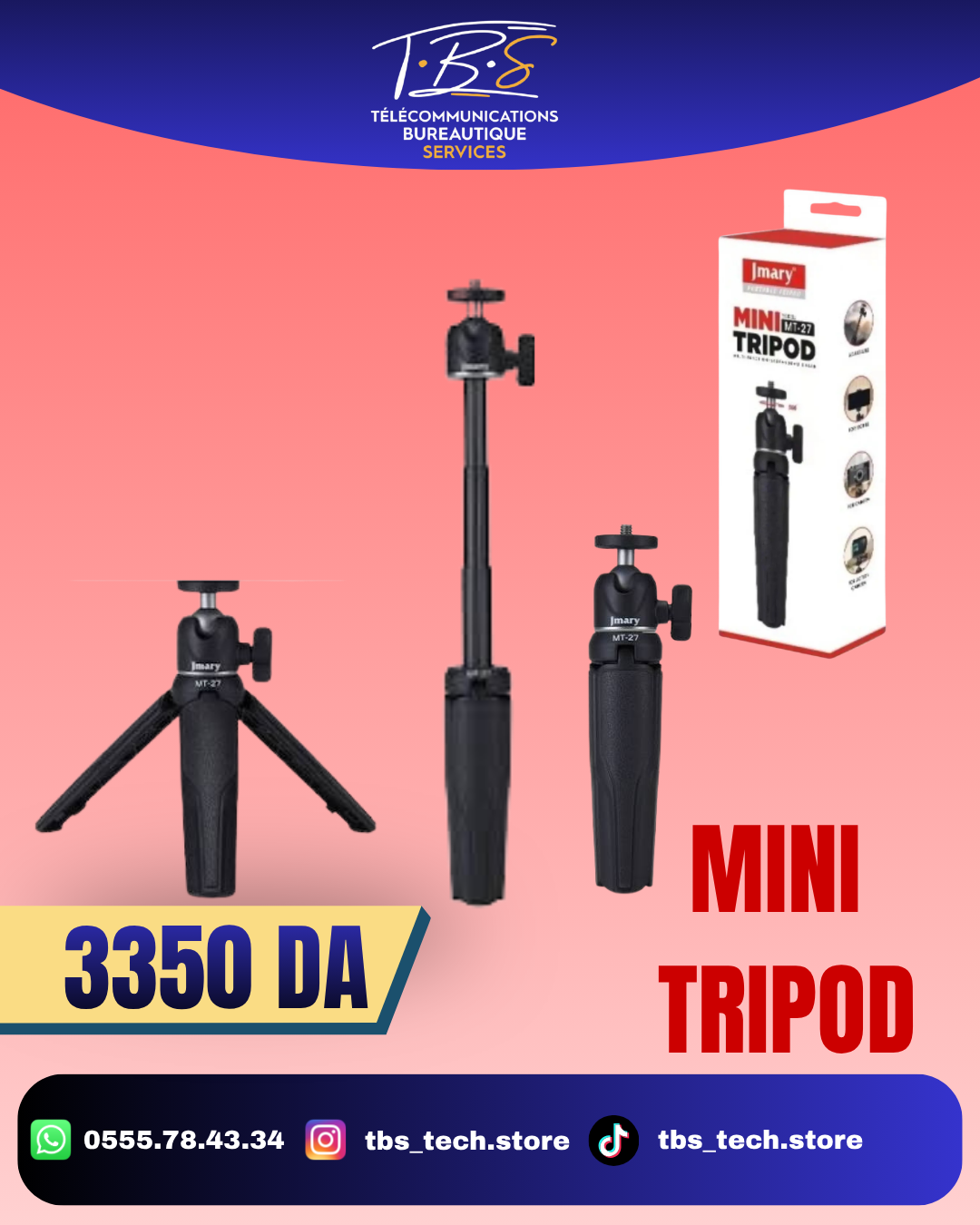 mini tripod mt 27