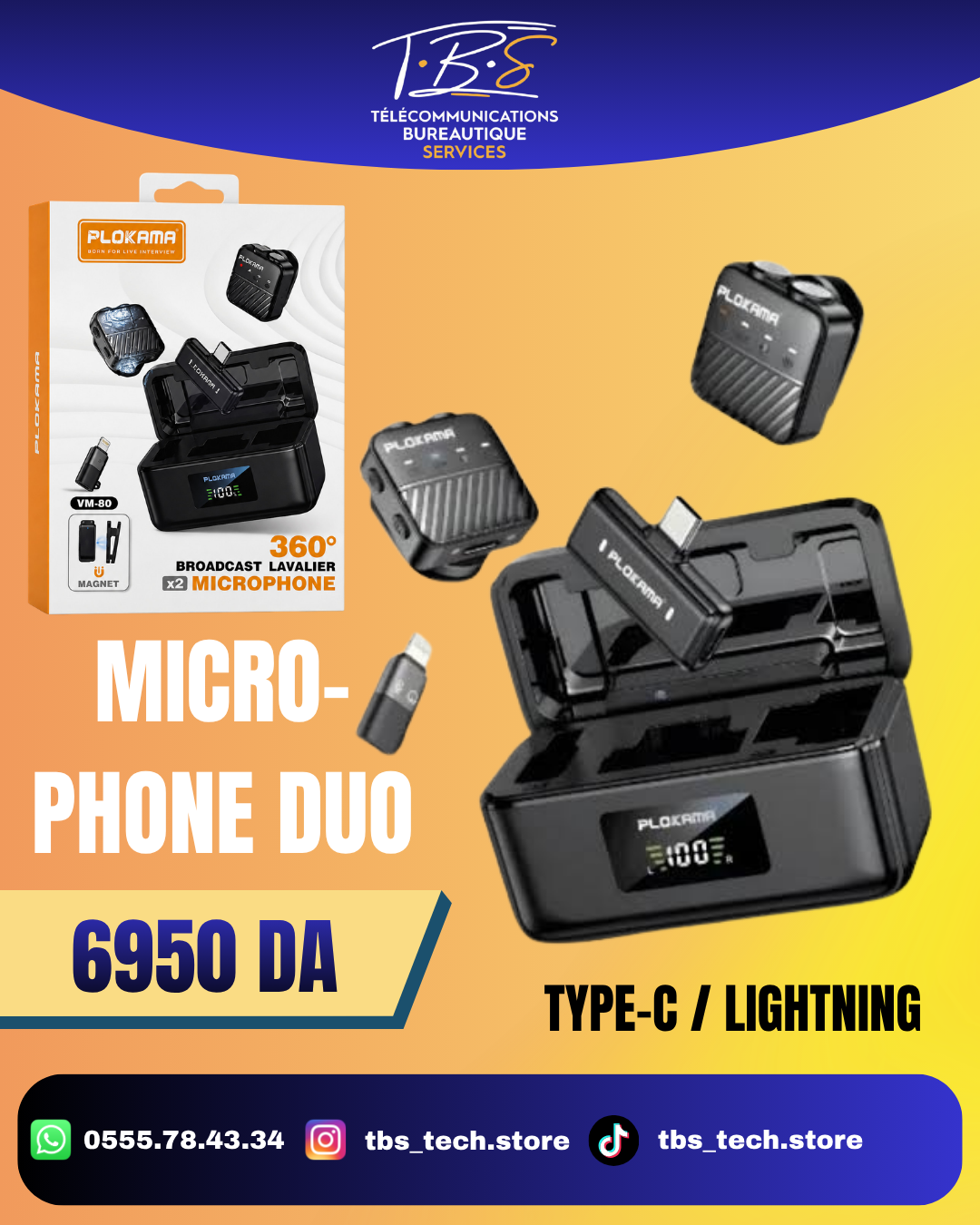 mic duo type-c lightning