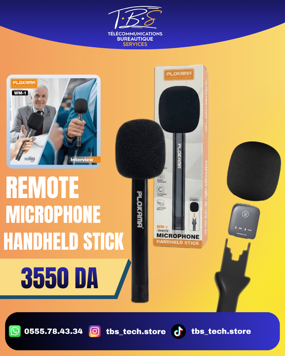 microphone handheld stick